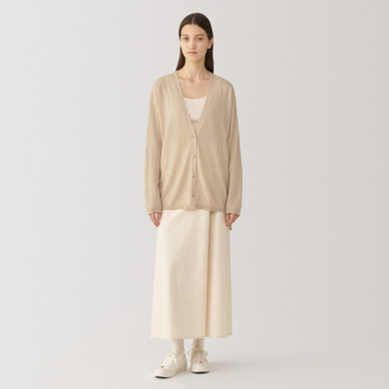 Women's Undyed Cashmere Cardigan