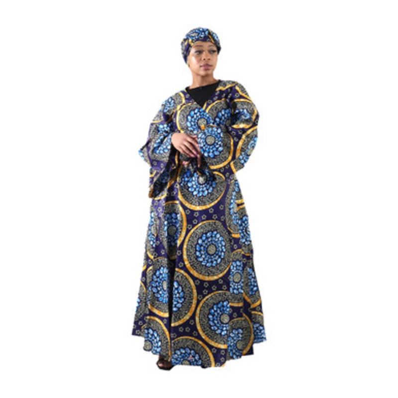 Wrap Dress African Print