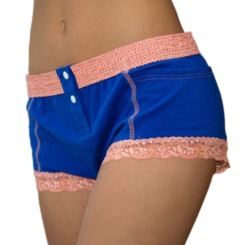 Royal Blue Womens Boxer Brief Underwear | FOXERS 