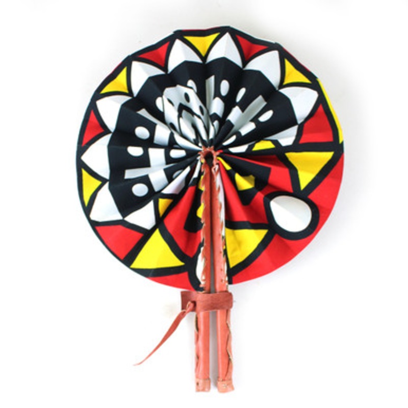 Afrocentric Print #1 Folding Fan