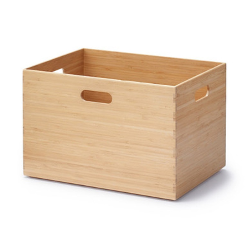 Bamboo Stackable Box, 37 x 26 x 24 cm