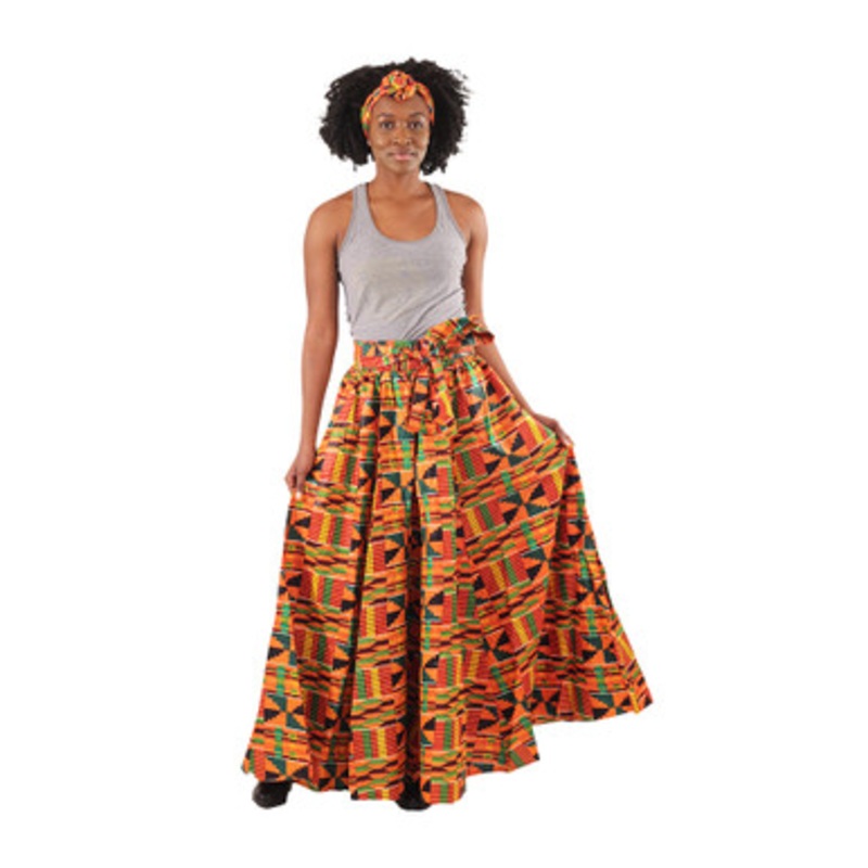 Kente #2 Maxi Skirt
