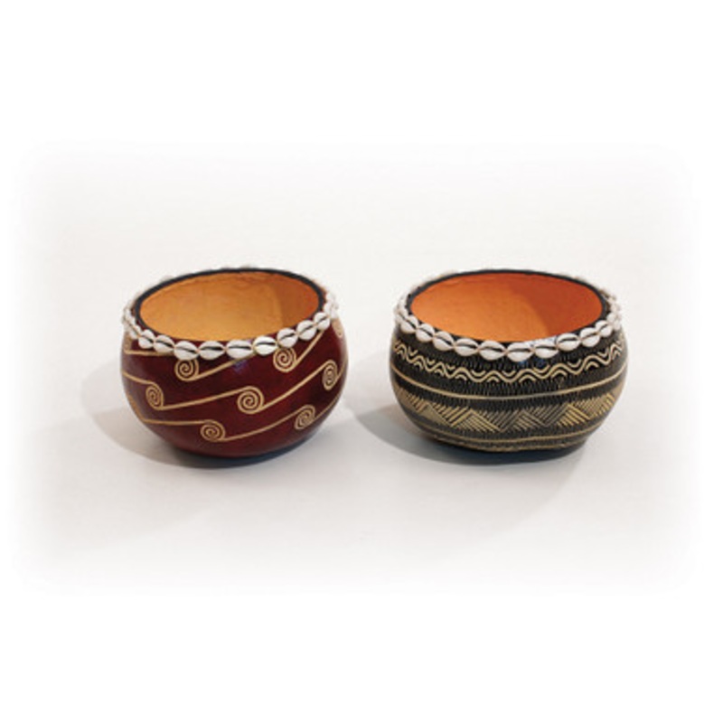 Kenyan Gourd Calabash Bowl - 7-8