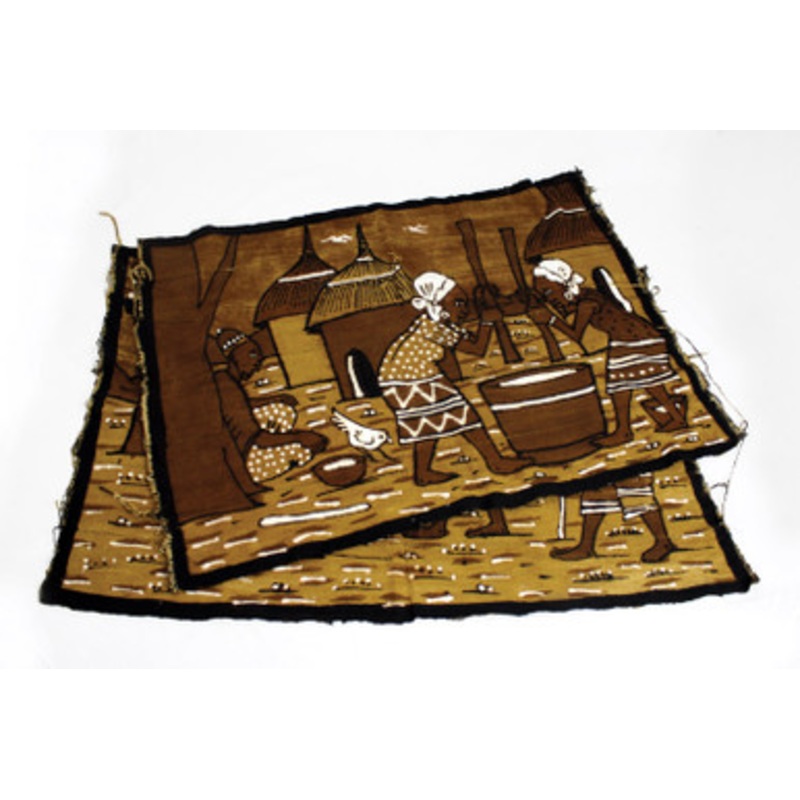 Medium Size Mud Cloth Painting