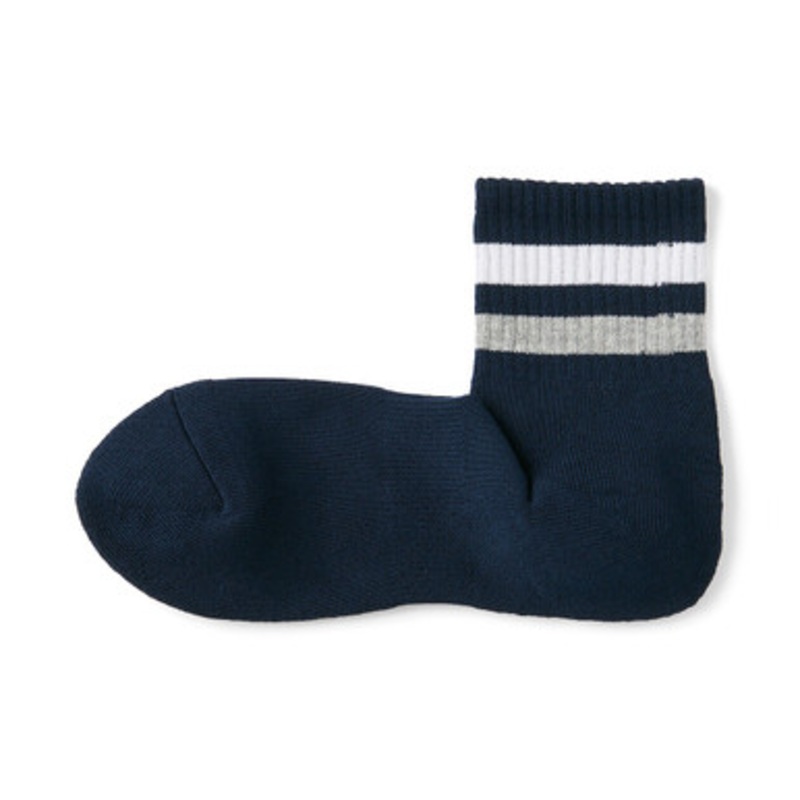 Men's Right Angle Plush Short Lined  Socks