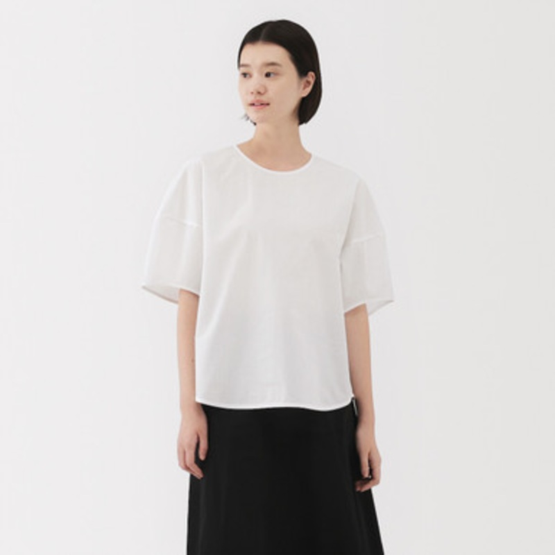Women's Cotton Cool Touch Short Sleeve Blouse