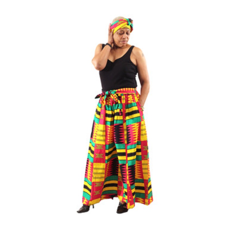Ankara Print Palazzo Pants