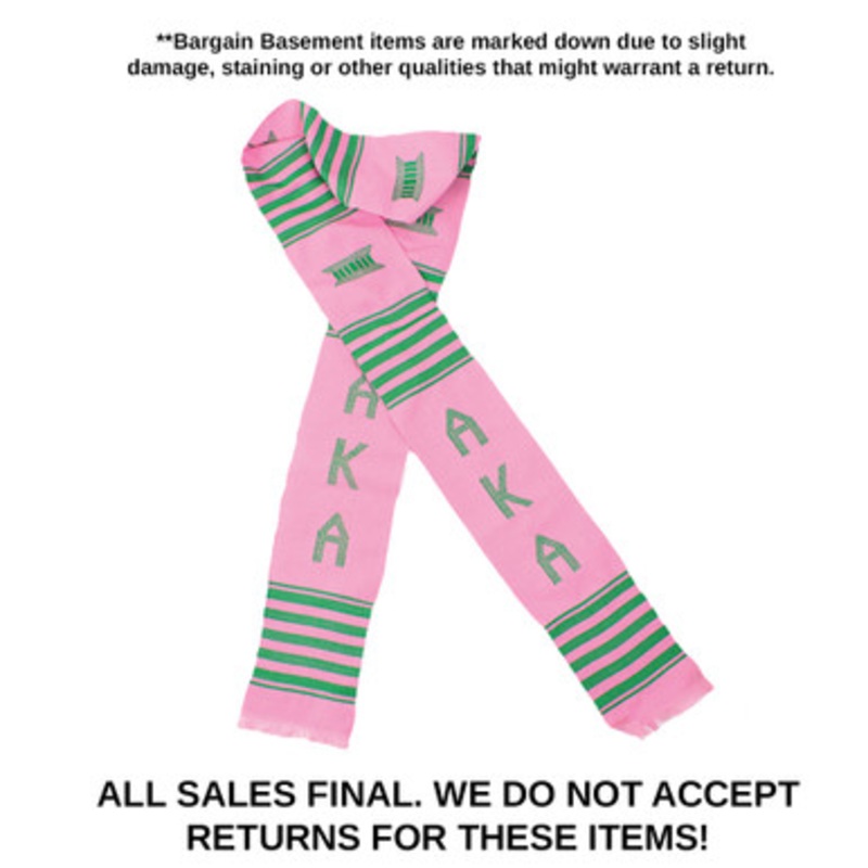 DAMAGED Sash: Alpha Kappa Alpha (Pink)