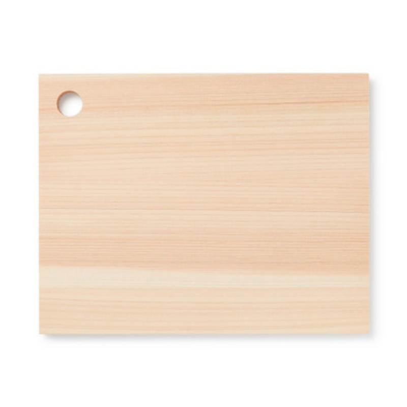 Hinoki Wood Chopping Board with Hanging Hole  Small
