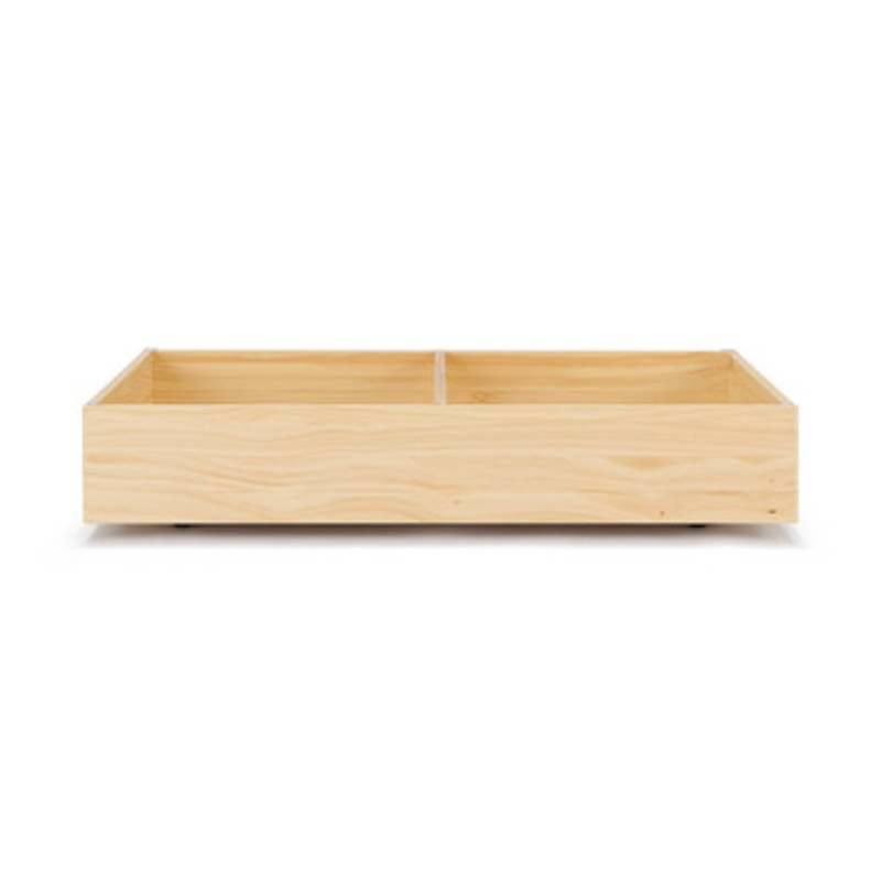 Wooden Pine Underbed Drawer with Divider