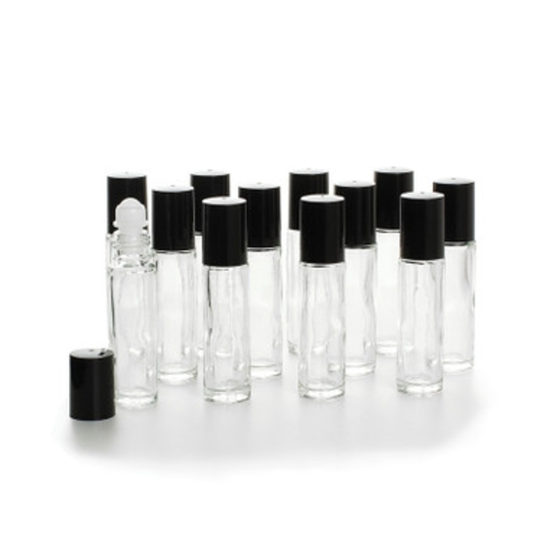 1/3 oz Glass Roll-On Bottles - Set Of 12