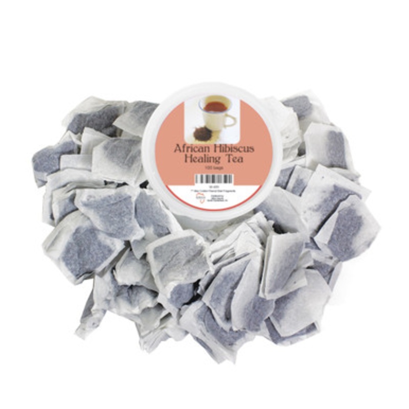 African Hibiscus Healing Tea: 100 Bags (Caffeine Free)