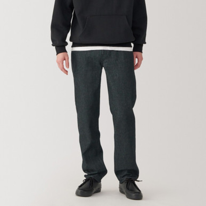 Men's Kapok Blend Straight Leg Jeans Black