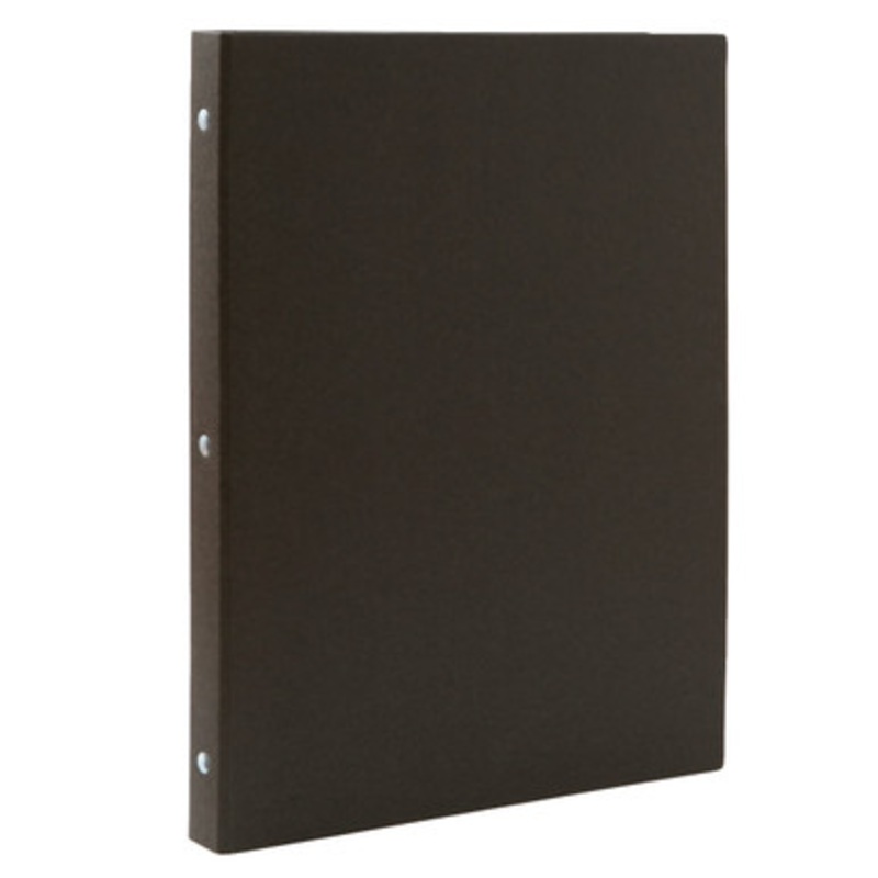 A4 30Ring Recycled Paper Binder Charcoal Grey