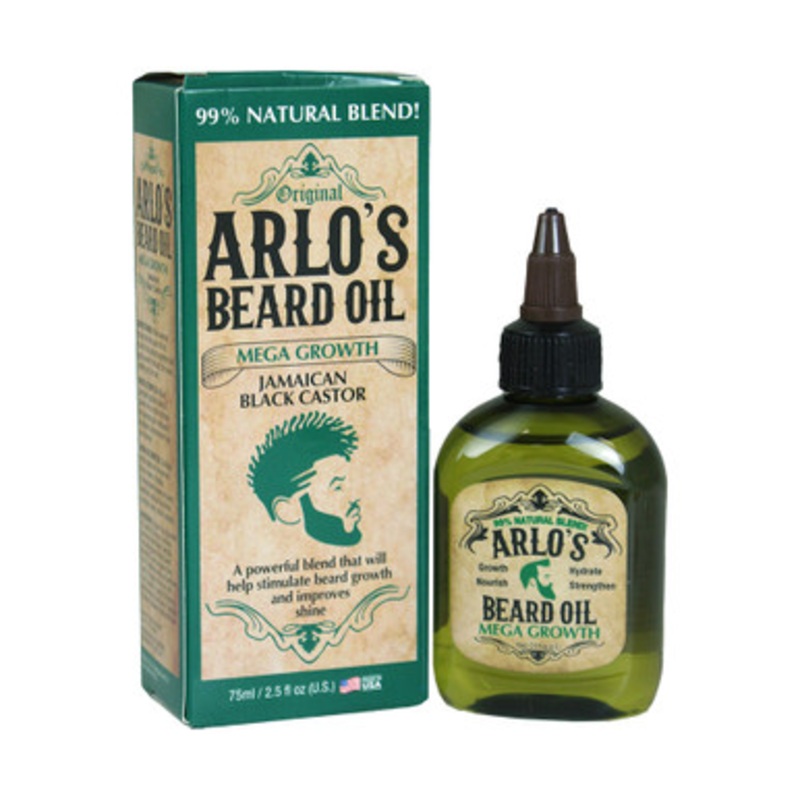Arlo's: Jamaican Black Castor Mega Growth Beard Oil
