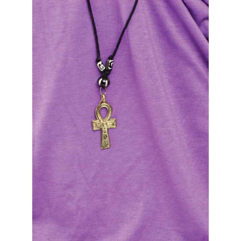 Gold Ankh Necklace: Medium (2)