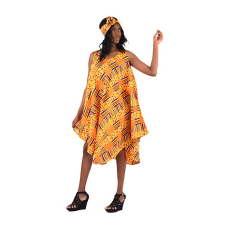 Kente #1 Umbrella Dress