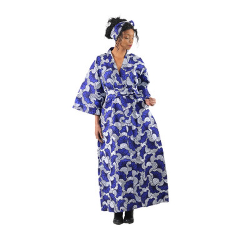 Ankara Print Long Kimono