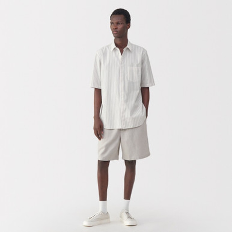 Men's Cotton Poplin Short Sleeve Shirt