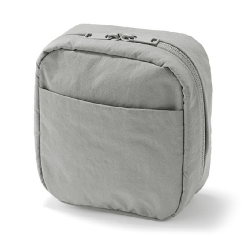 Textured Nylon StandUp Makeup Bag