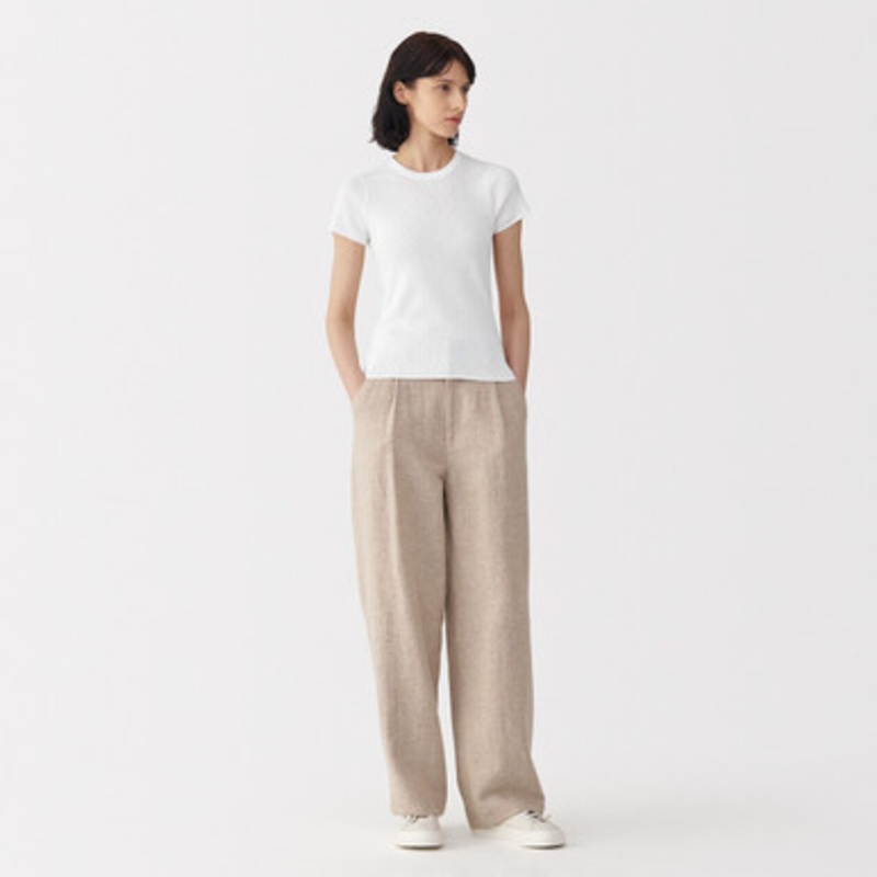 Women's High Twist Cotton Knit Tshirt