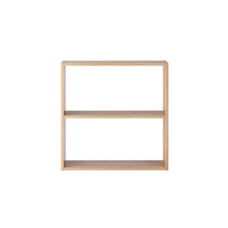 Oak Wide 2 Shelf