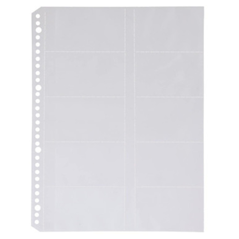PP Punched Pockets Refill / Card Type A4