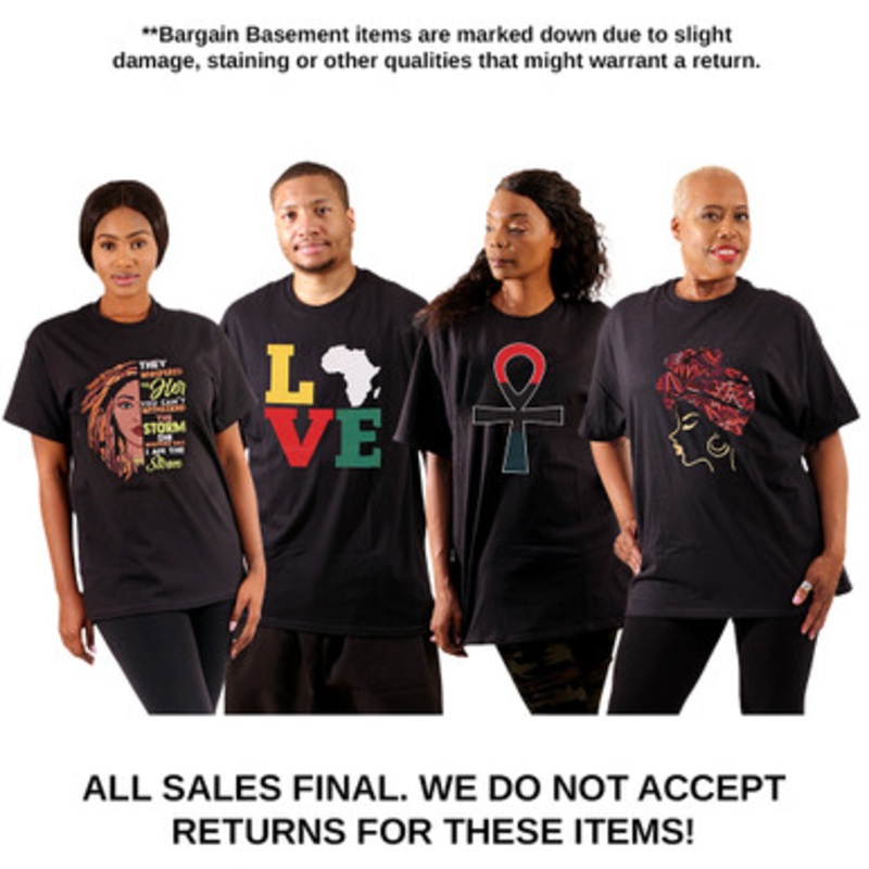 Set of 6 African Design T-Shirts - ASSORTED