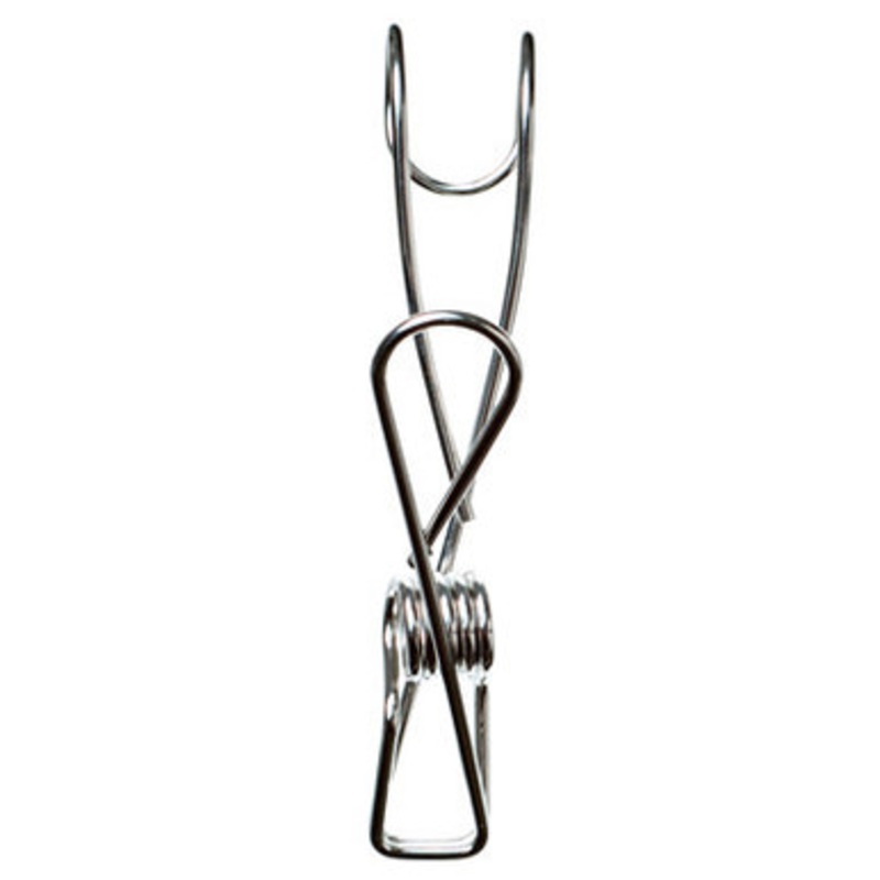 Stainless Steel Wire Clip Hook  4 pack