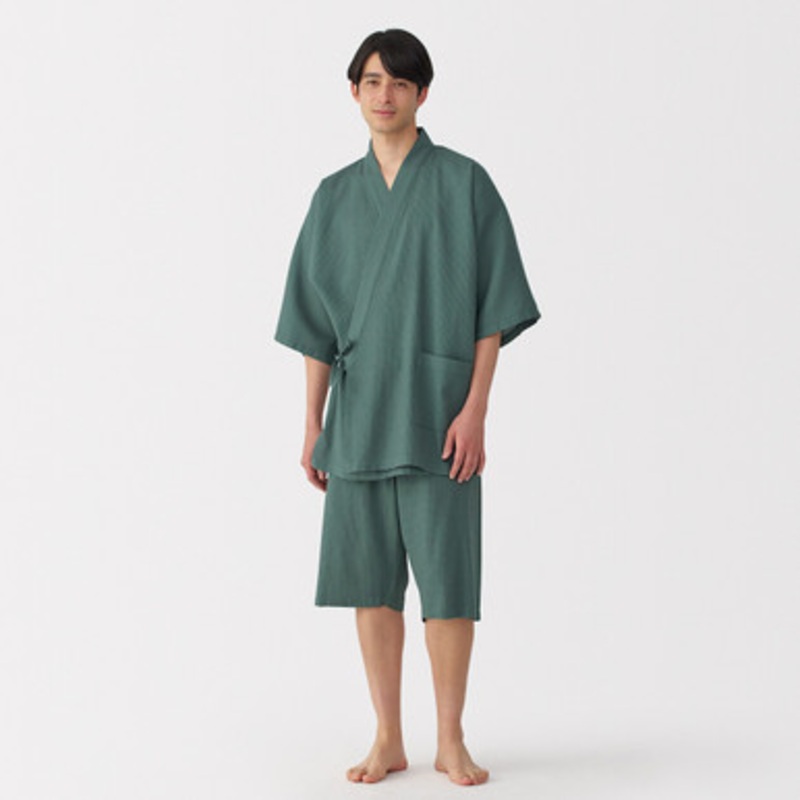 Unisex Lyocell Blend Waffle Jinbei.
