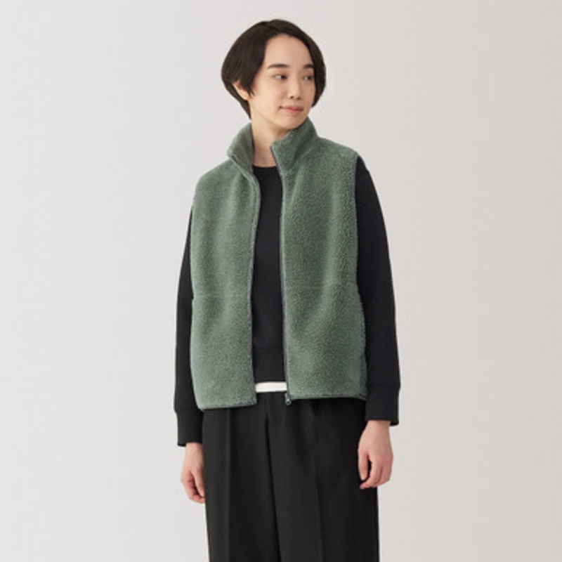 Women's Recycled Boa Fleece Gilet