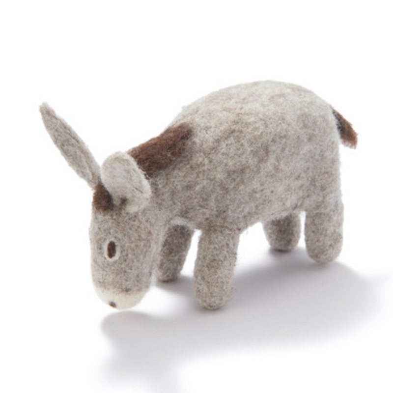 Wool Felt Animal Donkey