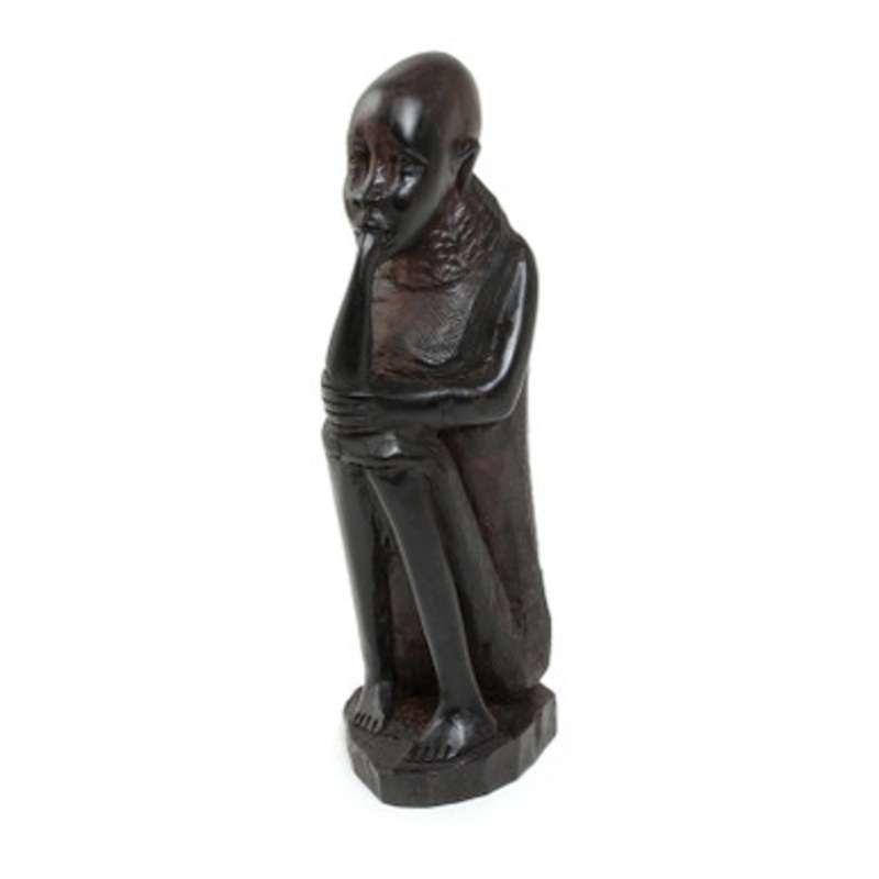 Ebony Woman + Gourd: Statue #3