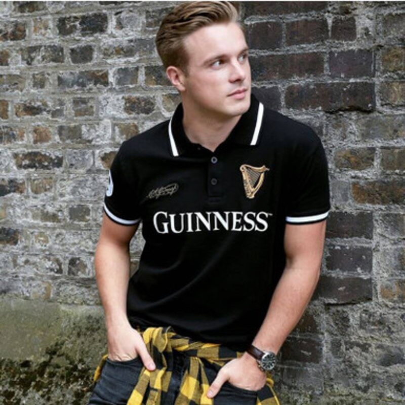 Guinness Black Polo Shirt