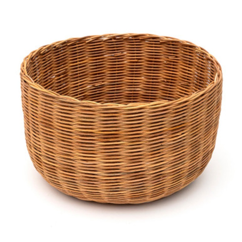 Rattan Weave Basket Round Medium