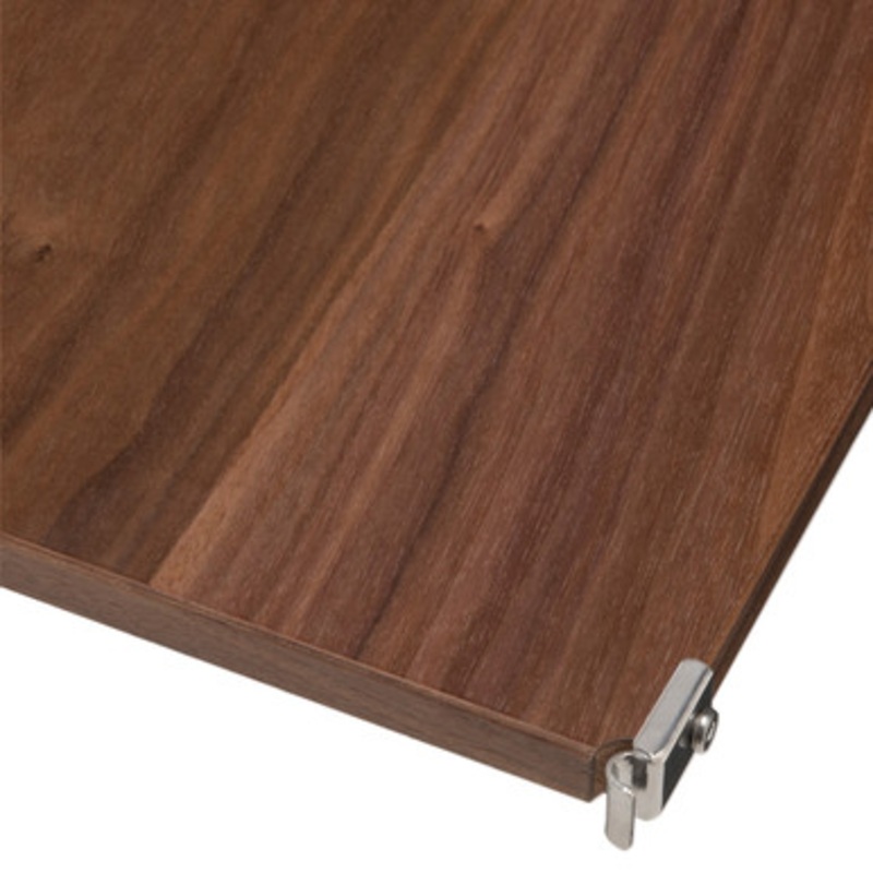 Stainless Steel Unit  Walnut Additional Shelf  Narrow