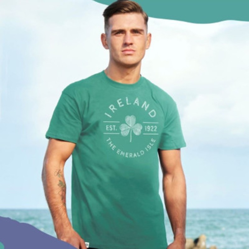 The Emerald Isle Shamrock Men's T-Shirt
