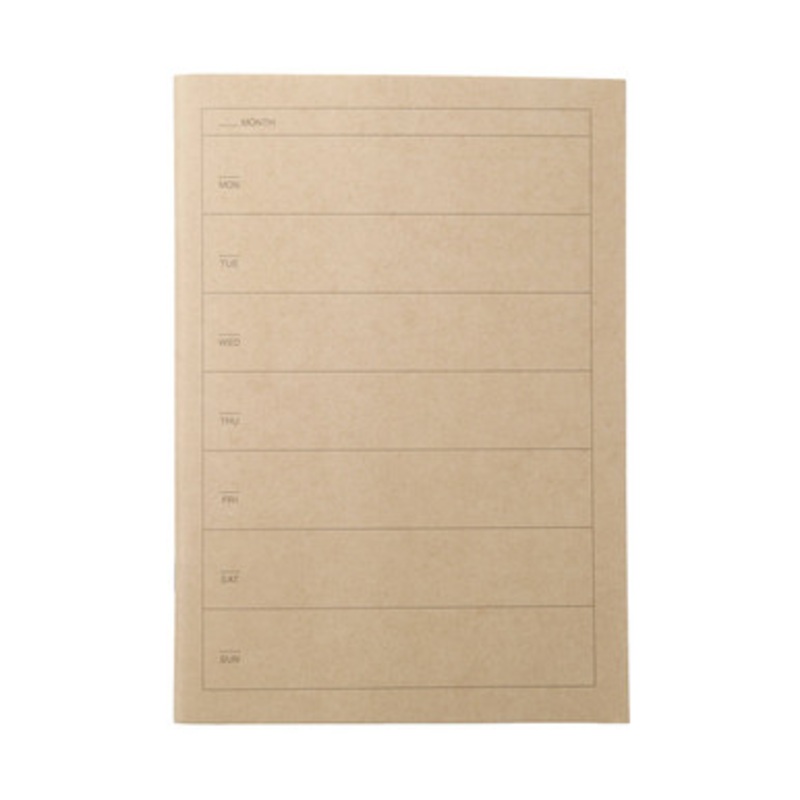 Weekly Scheduler Notebook