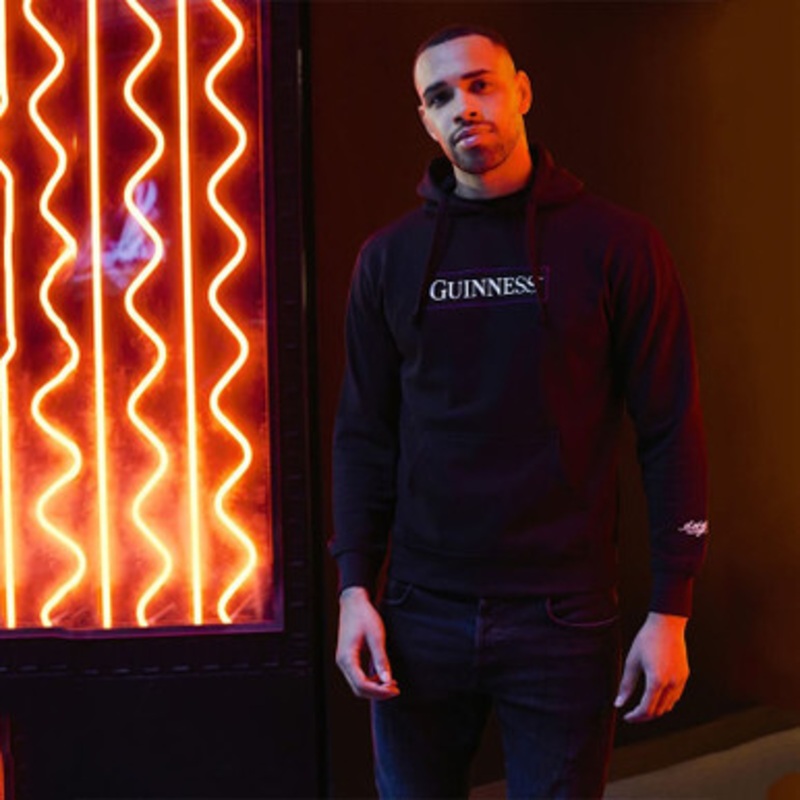 Guinness Harp Black Men's Hoodie