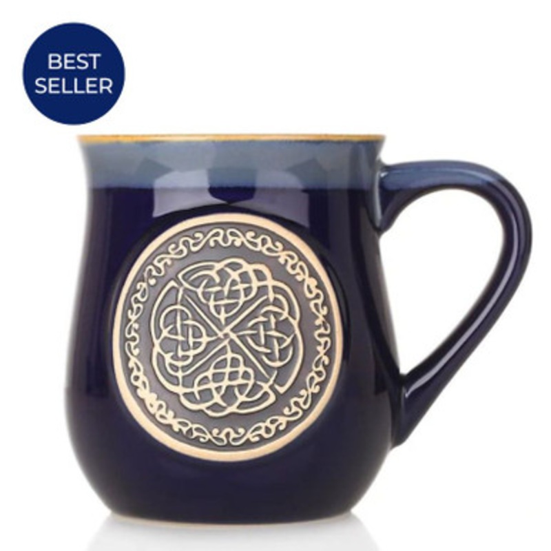 Handfinished Celtic Knot Stoneware Mug