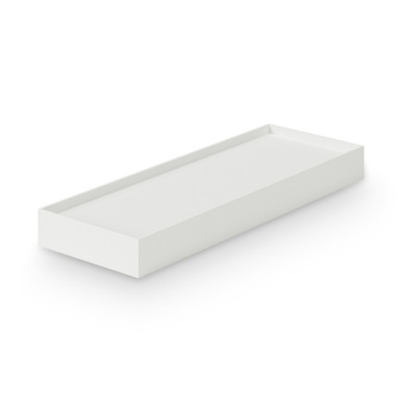 PP File Box Lid  White Grey 10cm