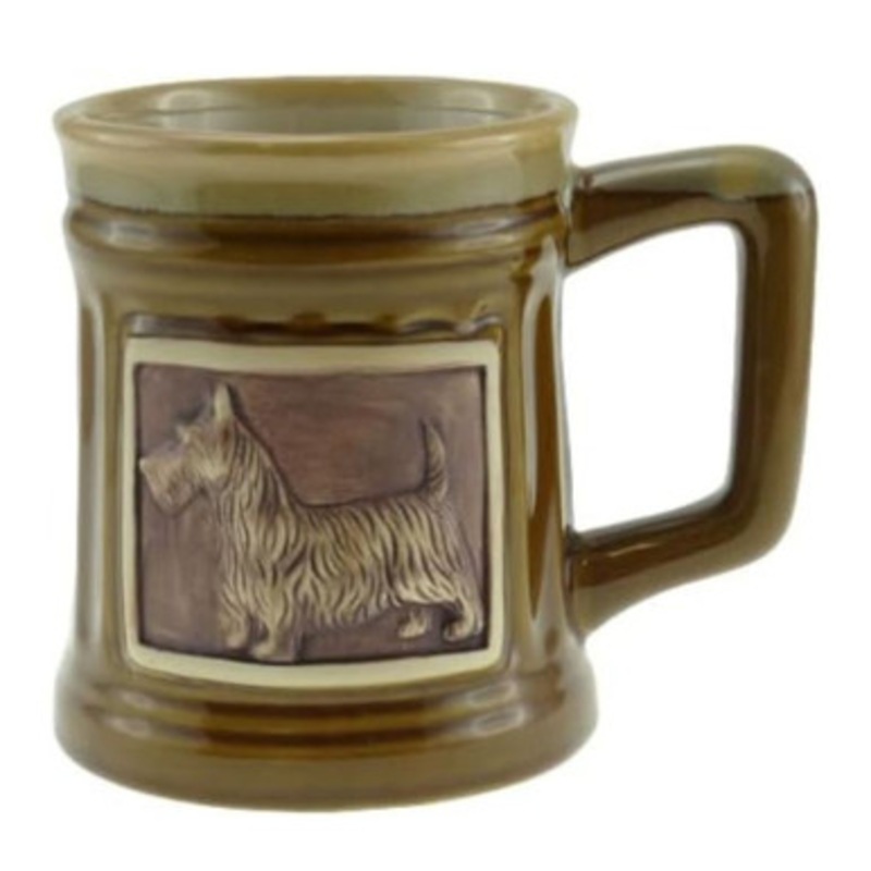 Scottie Dog Stoneware Pottery Mug