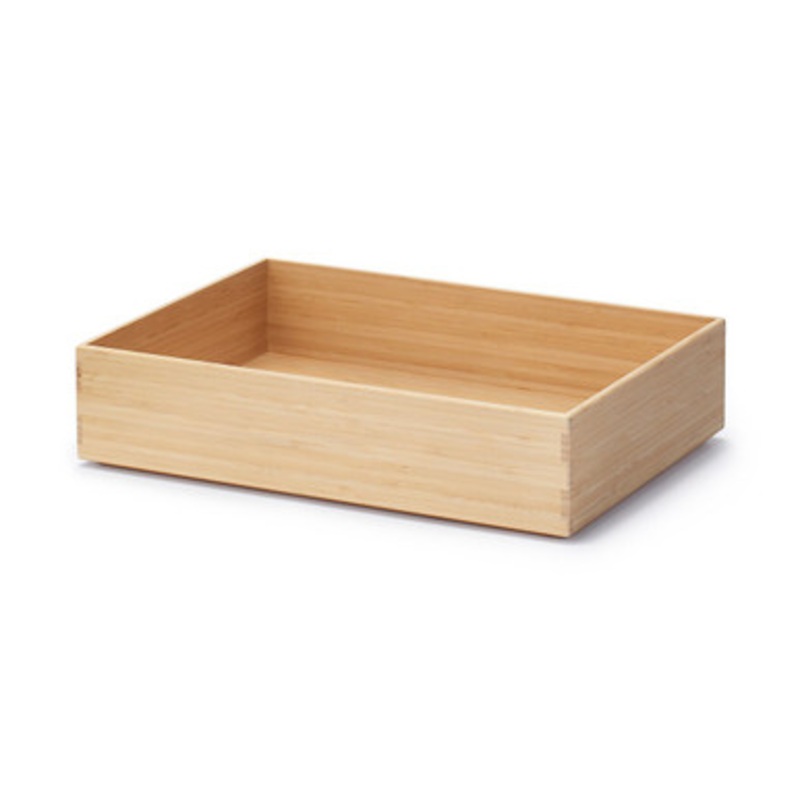 Bamboo Stackable Box, 37 x 26 x 8.5 cm