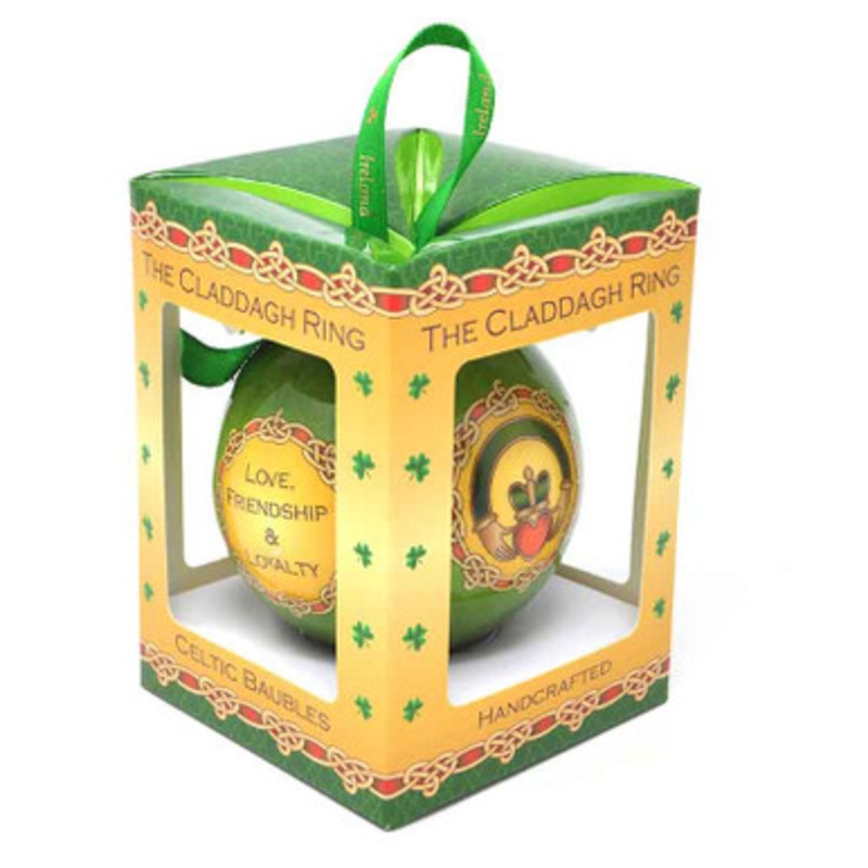 Claddagh Ring Celtic Bauble in Gift Box
