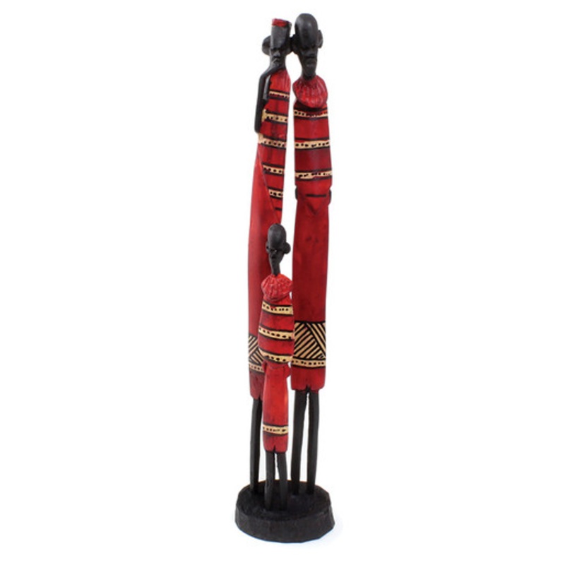 Maasai Family Stick Carving: Large