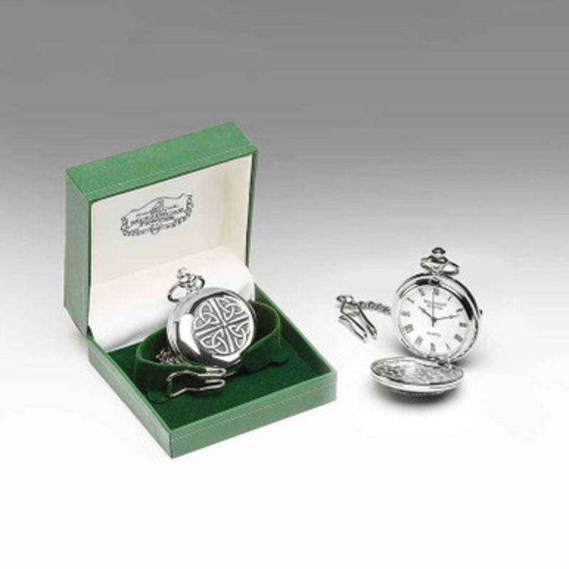 Mullingar Pewter Irish Trinity Pocket Watch
