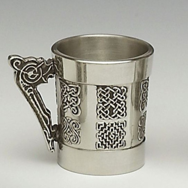 Mullingar Pewter Whiskey Measure With Handle