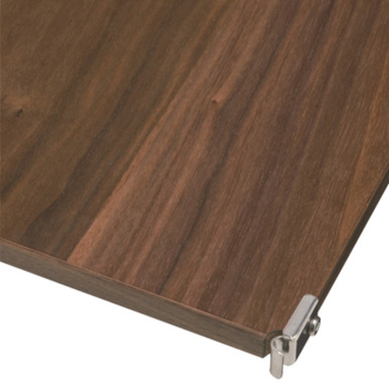 Stainless Steel Unit  Walnut Additional Shelf  Wide