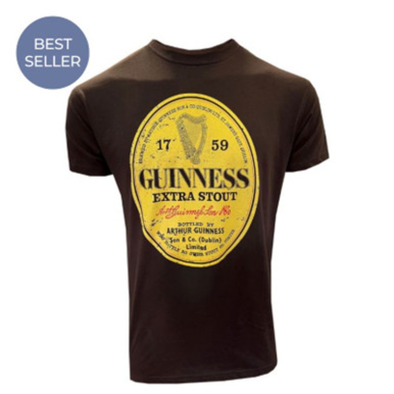 Brown Guinness Trademark Men's T-Shirt