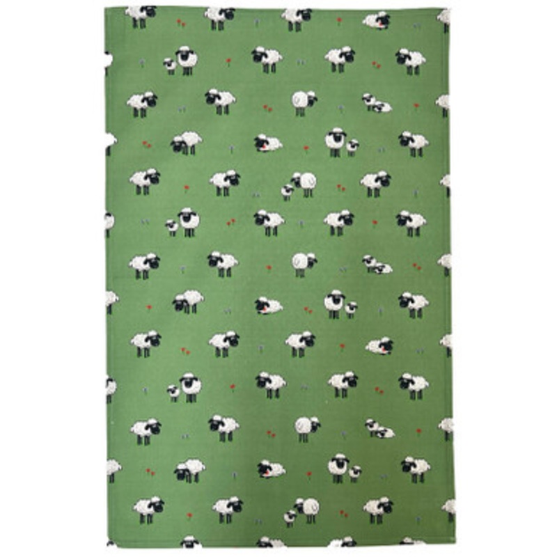 Fluffy Flock Tea Towel